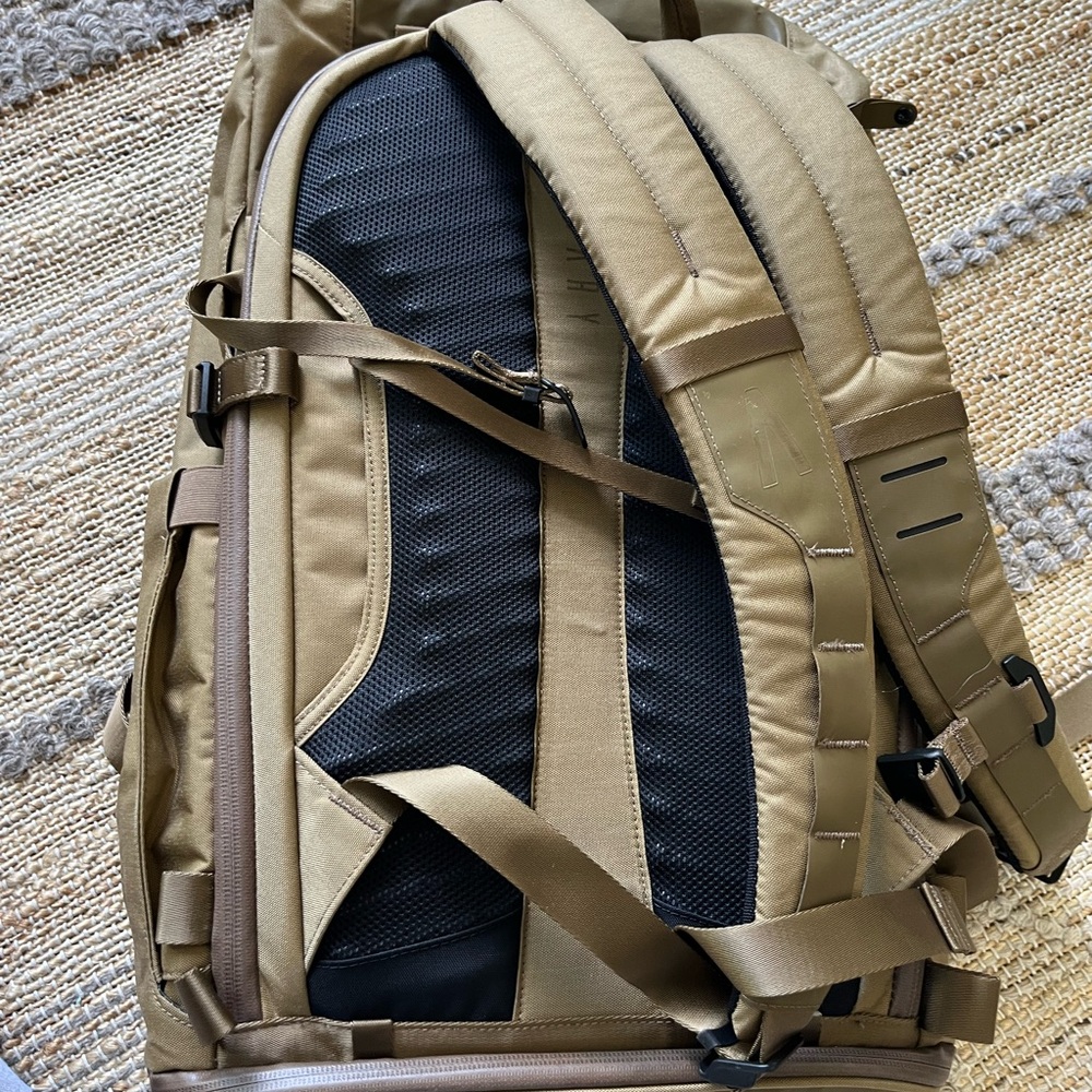 Boundary brand backpack. Used 2x with a little scuffing on bottom. See pic